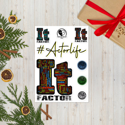 It Factor Sticker sheet