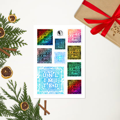 Unlimited - 9 Sticker Sheet