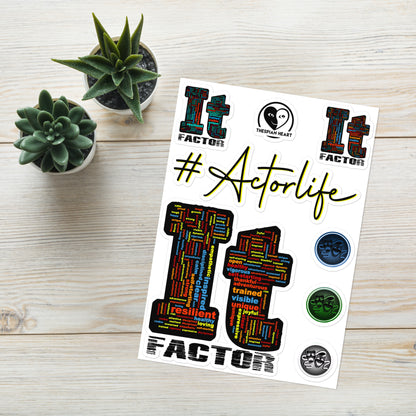 It Factor Sticker sheet