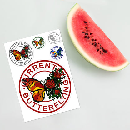 Currently Butterflying - Sticker sheet