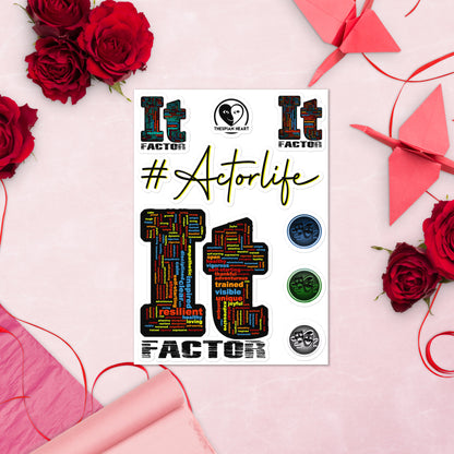 It Factor Sticker sheet