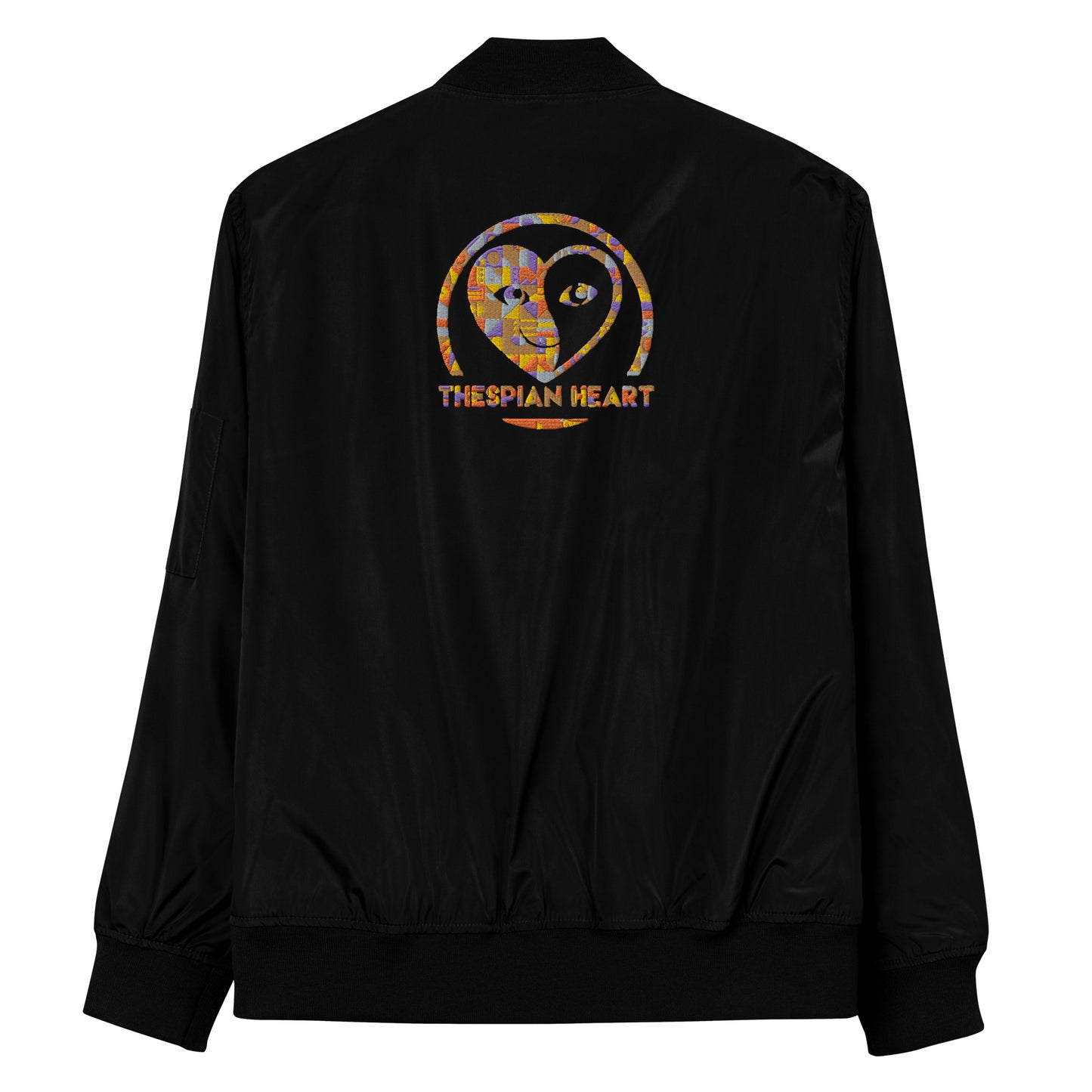 Thespian Heart Logo Colorful - Premium Recycled Bomber Jacket