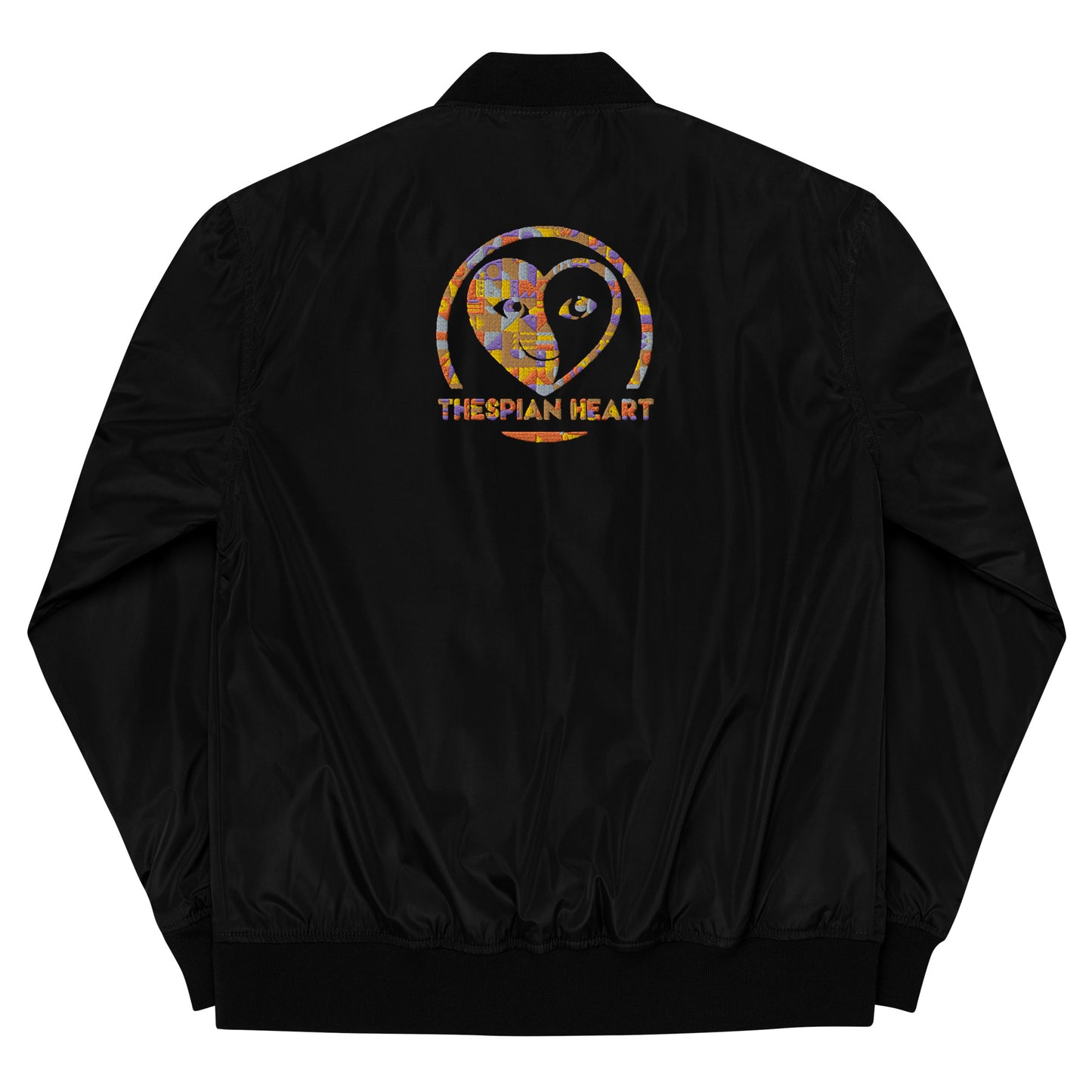 Thespian Heart Logo Colorful - Premium Recycled Bomber Jacket