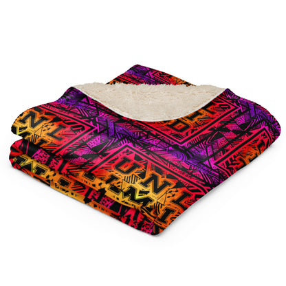 Unlimited Colorful - Sherpa Blanket