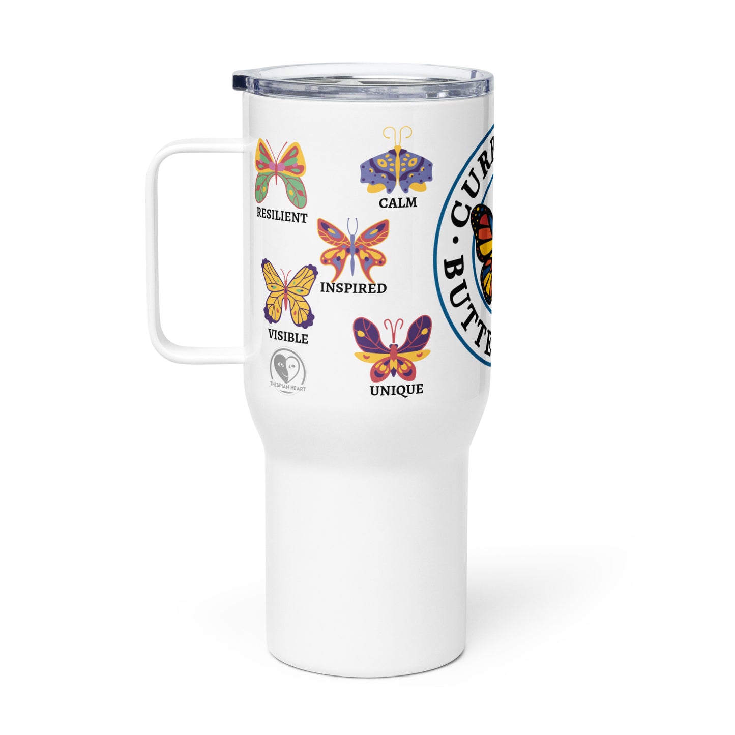 Currently Butterflying - 25oz Travel Coffee & Tea Mug