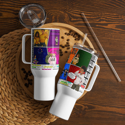 Wear Your Story 40oz Travel mug with a handle