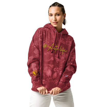 #Actorlife - Embroidered Unisex Champion Tie-Dye THICK Hoodie