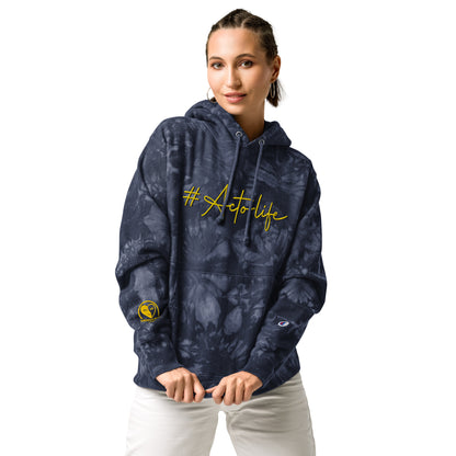 #Actorlife - Embroidered Unisex Champion Tie-Dye THICK Hoodie