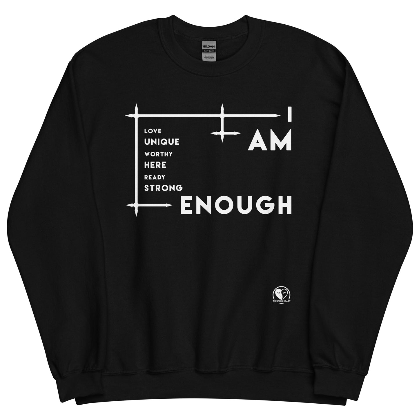 I Am Enough - Printed Staple Unisex Crewneck Sweatshirt