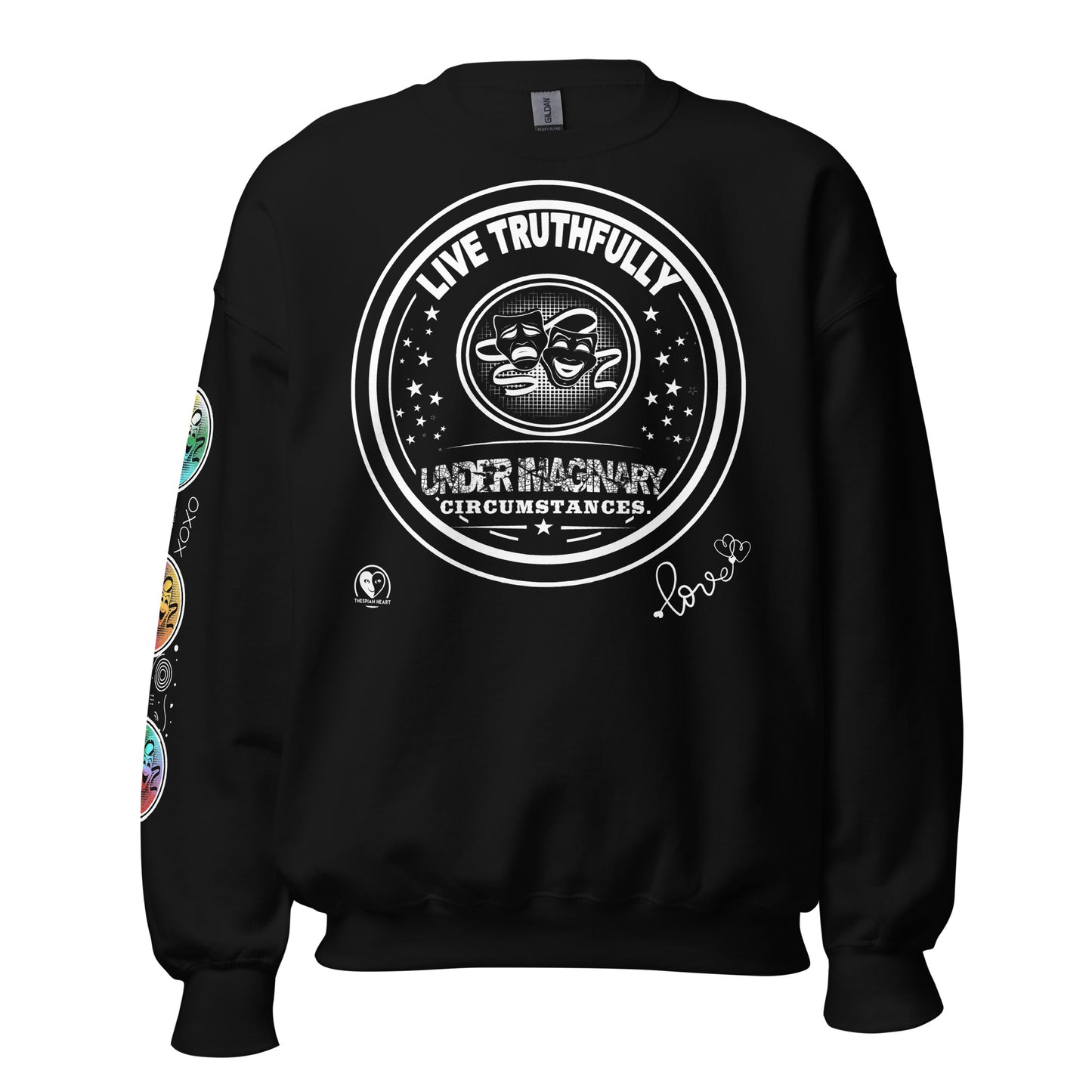 Live Truthfully - Printed Staple Unisex Crewneck Sweatshirt