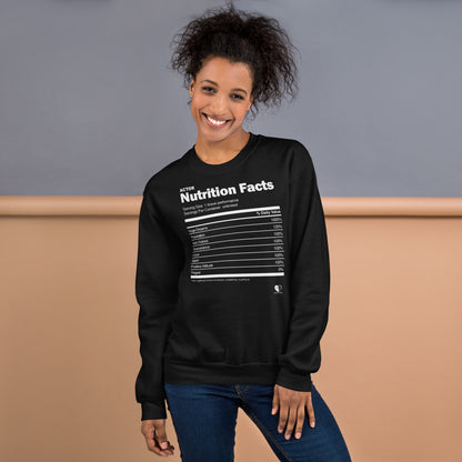 Actor Nutrition Facts - Printed Staple Unisex Crewneck Sweatshirt