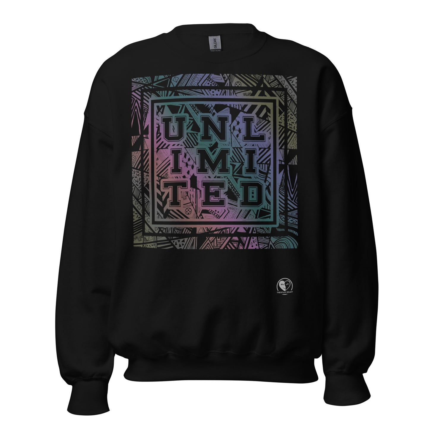 Unlimited Colorful - Printed Staple Unisex Crewneck Sweatshirt