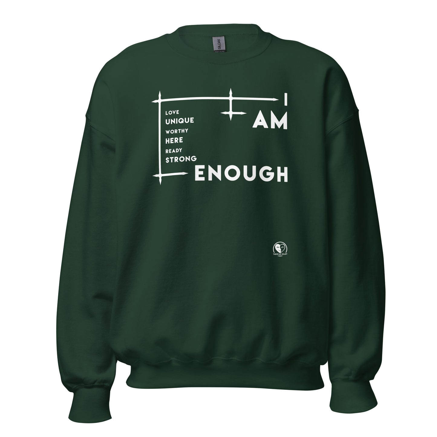 I Am Enough - Printed Staple Unisex Crewneck Sweatshirt