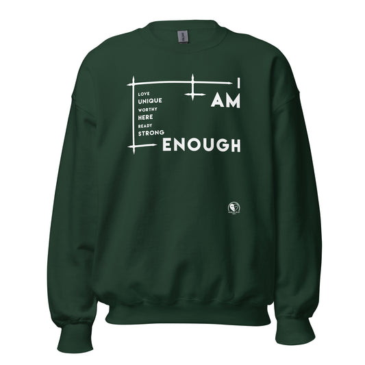 I Am Enough - Printed Staple Unisex Crewneck Sweatshirt