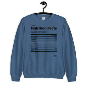 Actor Nutrition Facts Unisex Staple Crewneck Sweatshirt | Gifts for Actress
