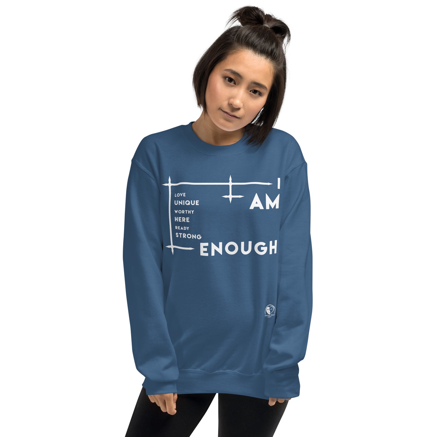 I Am Enough - Printed Staple Unisex Crewneck Sweatshirt