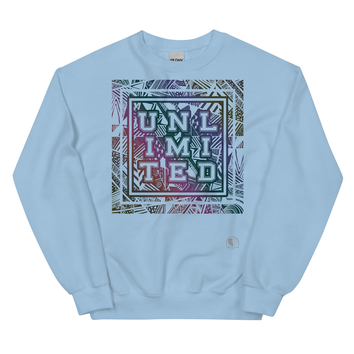 Unlimited Colorful - Printed Staple Unisex Crewneck Sweatshirt