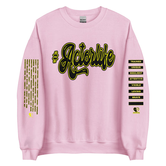 #ActorLife - Printed Staple Unisex Crewneck Sweatshirt