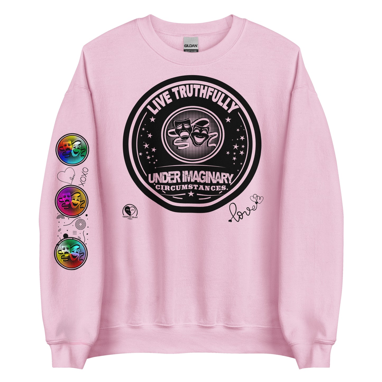 Live Truthfully - Printed Staple Unisex Crewneck Sweatshirt