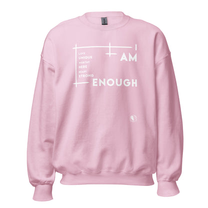 I Am Enough - Printed Staple Unisex Crewneck Sweatshirt
