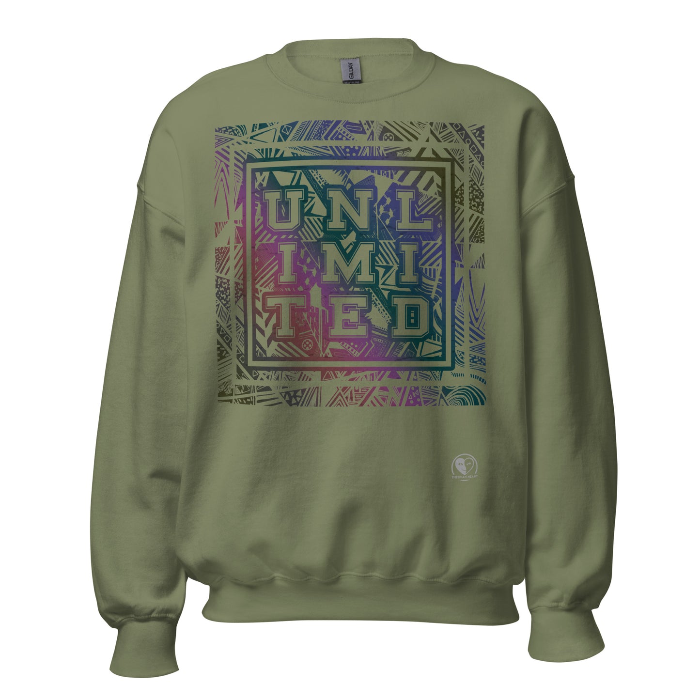 Unlimited Colorful - Printed Staple Unisex Crewneck Sweatshirt