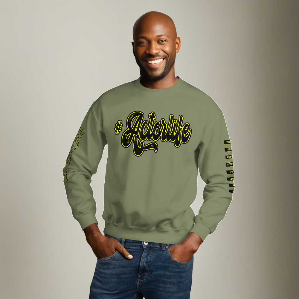 #ActorLife - Printed Staple Unisex Crewneck Sweatshirt