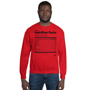 Actor Nutrition Facts - Printed Staple Unisex Crewneck Sweatshirt
