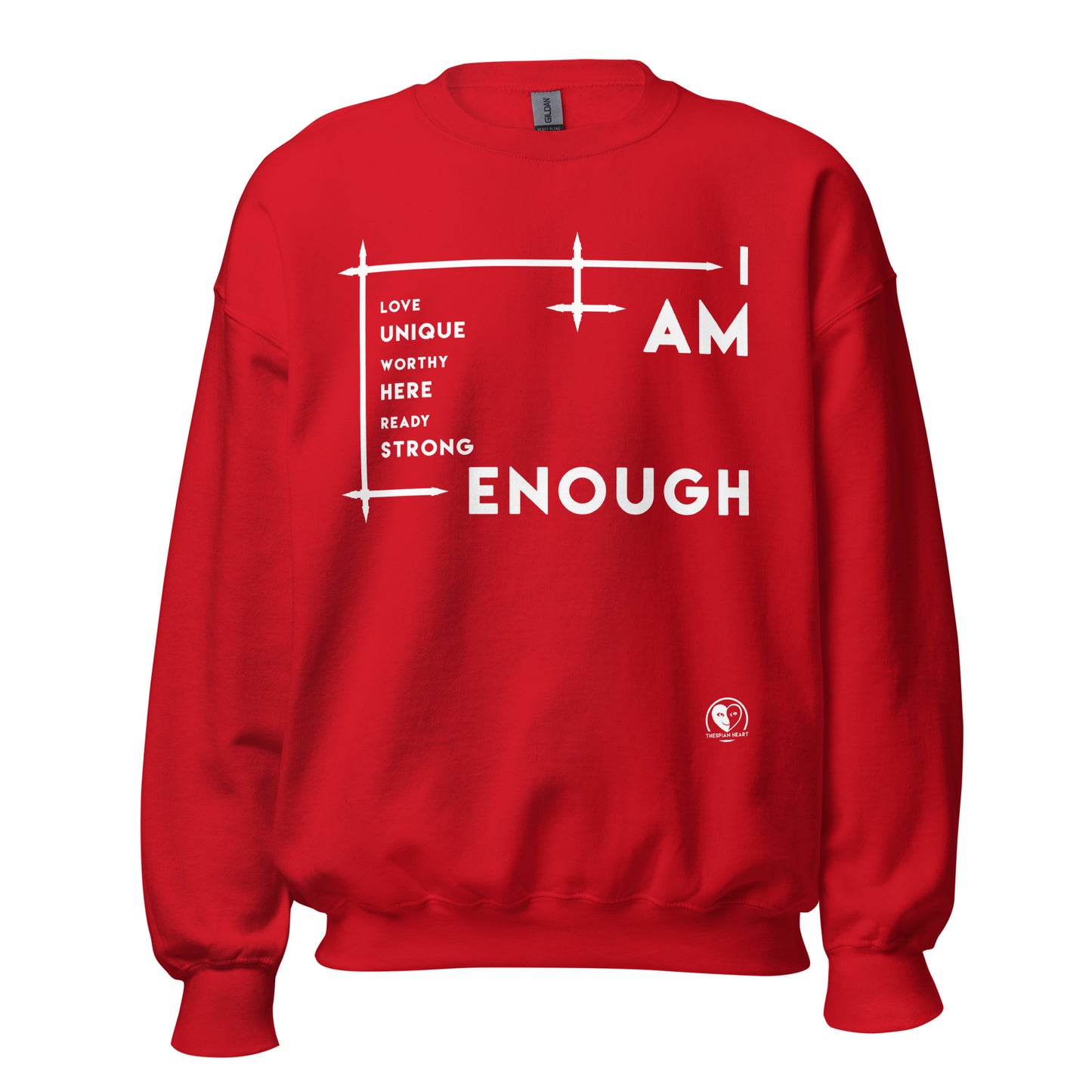 I Am Enough - Printed Staple Unisex Crewneck Sweatshirt