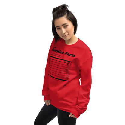 Actor Nutrition Facts - Printed Staple Unisex Crewneck Sweatshirt