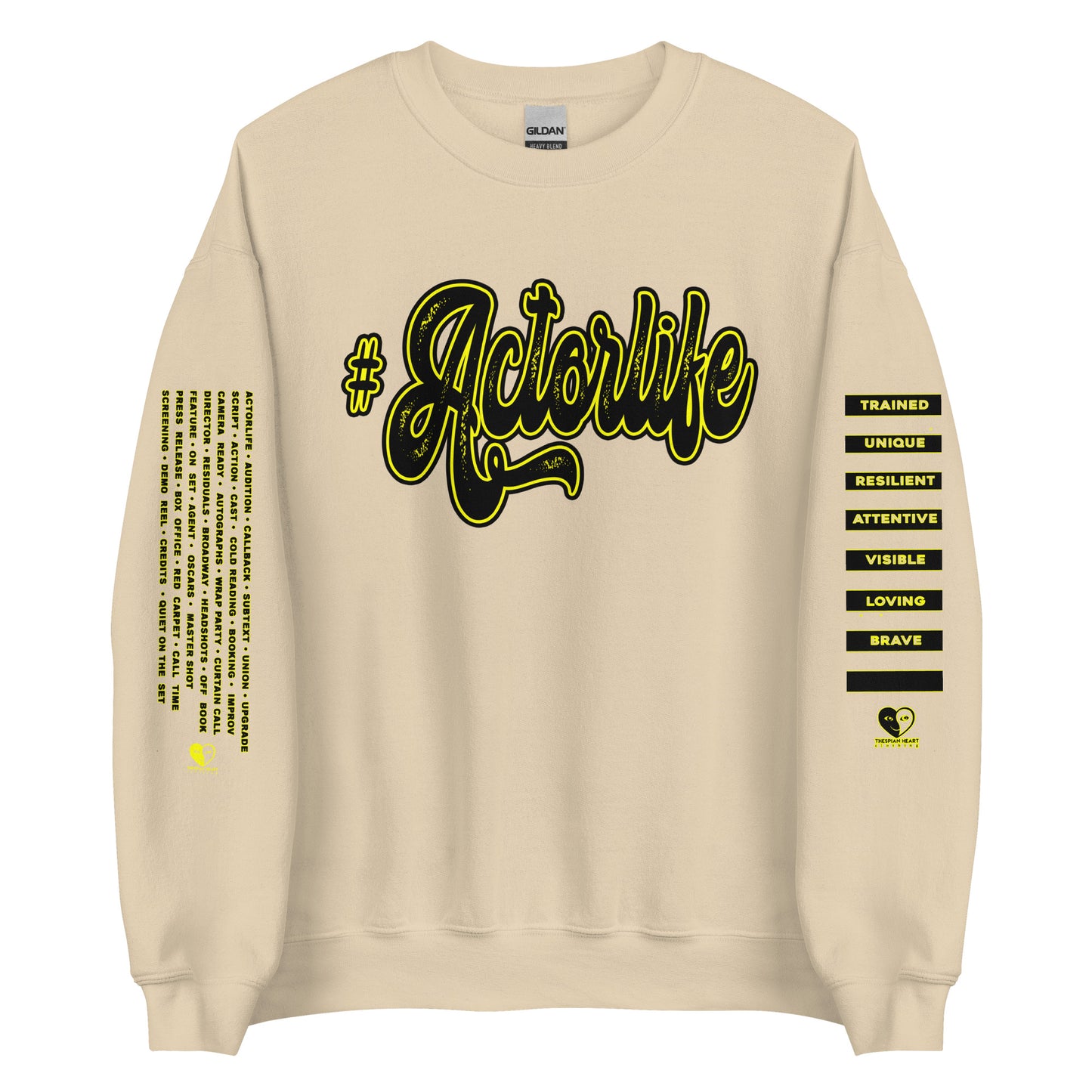 #ActorLife - Printed Staple Unisex Crewneck Sweatshirt