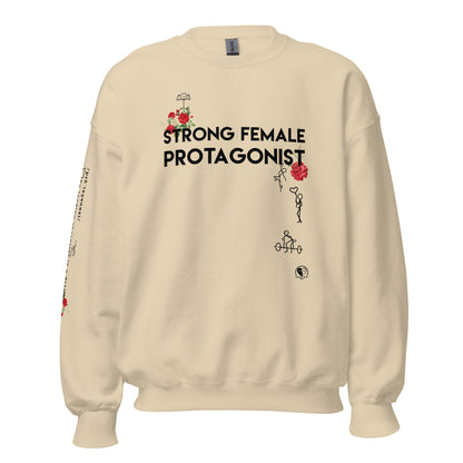 Strong Female Protagonist Rose - Printed Staple Unisex Crewneck Sweatshirt
