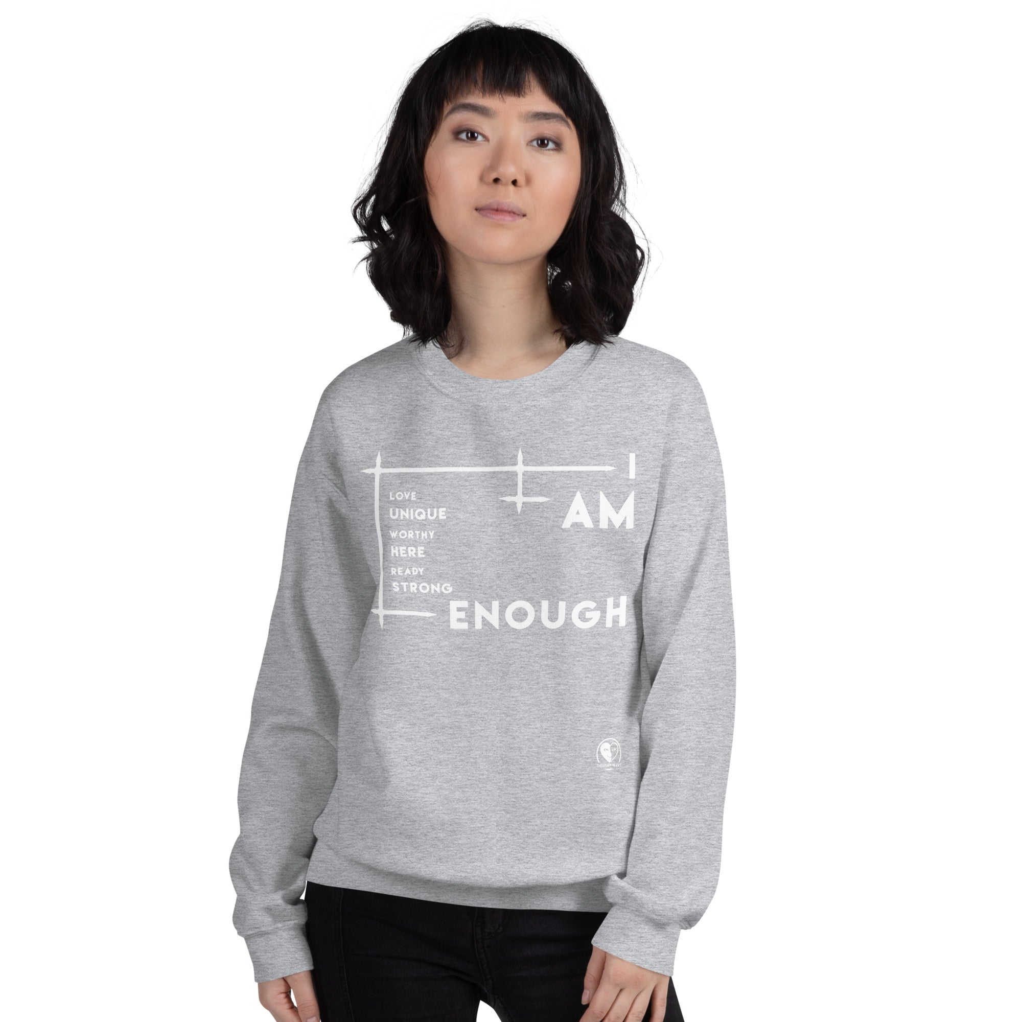 I Am Enough - Printed Staple Unisex Crewneck Sweatshirt