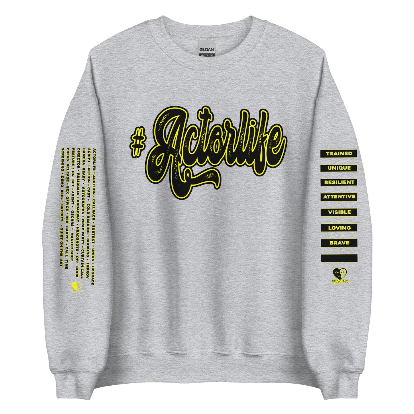 #ActorLife - Printed Staple Unisex Crewneck Sweatshirt