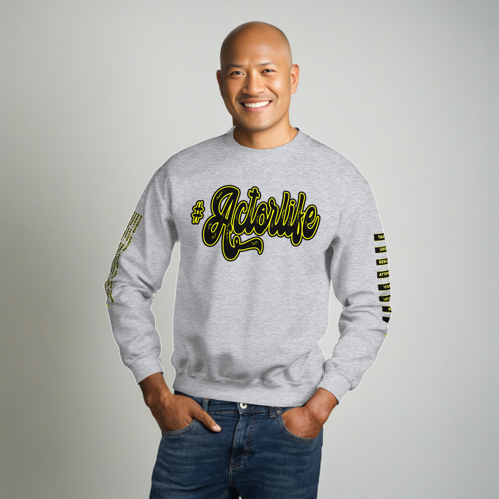 #ActorLife - Printed Staple Unisex Crewneck Sweatshirt