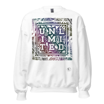 Unlimited Colorful - Printed Staple Unisex Crewneck Sweatshirt