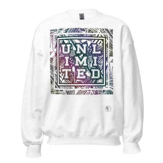 Unlimited Colorful - Printed Staple Unisex Crewneck Sweatshirt