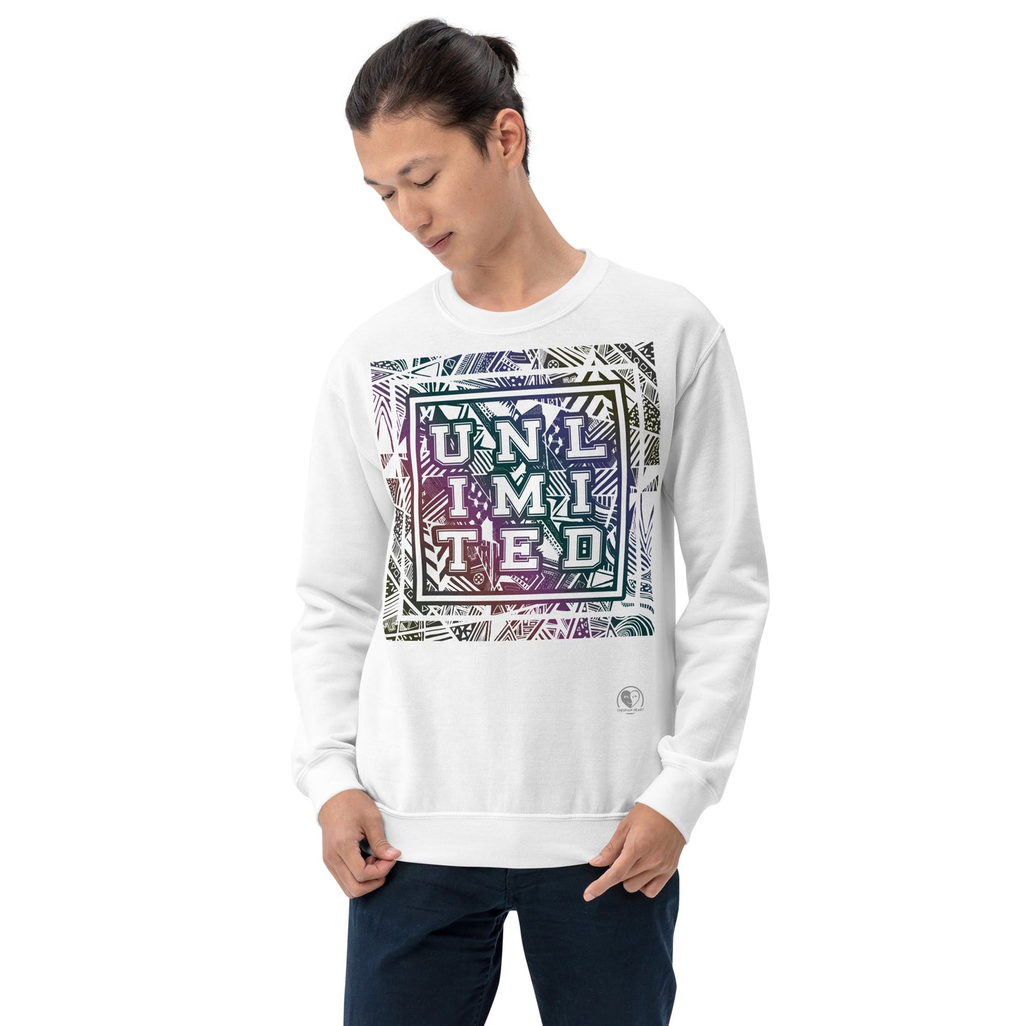 Unlimited Colorful - Printed Staple Unisex Crewneck Sweatshirt