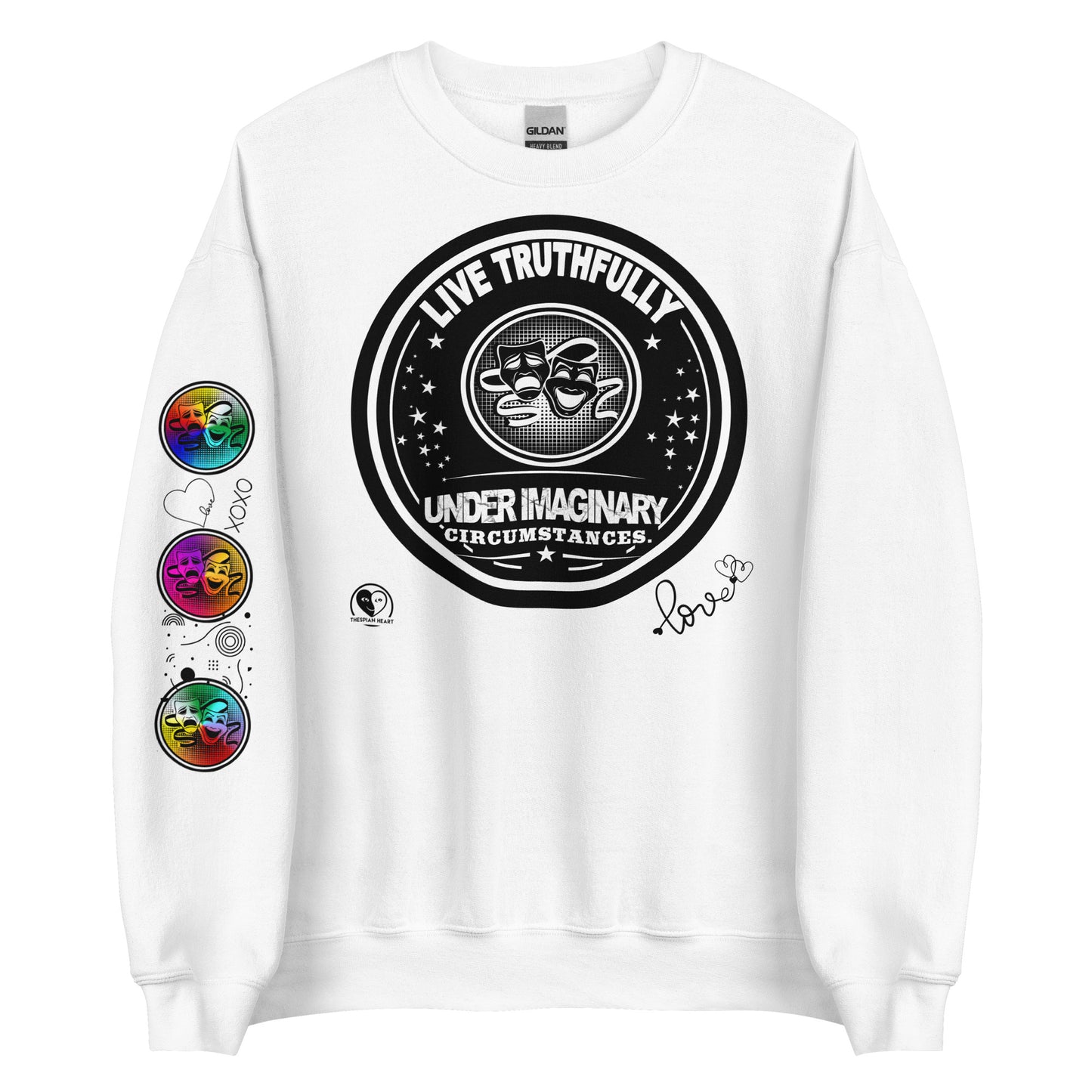 Live Truthfully - Printed Staple Unisex Crewneck Sweatshirt