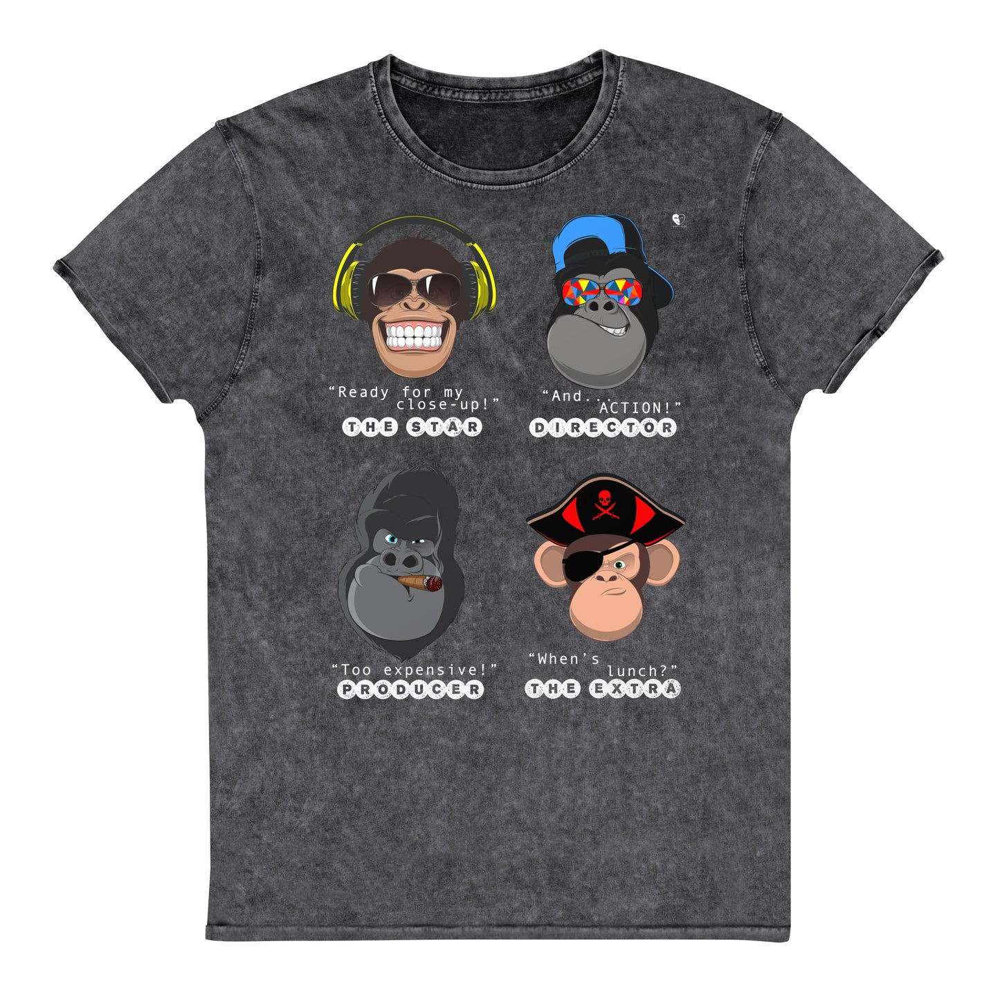 Movie Monkeys - Denim T-Shirt