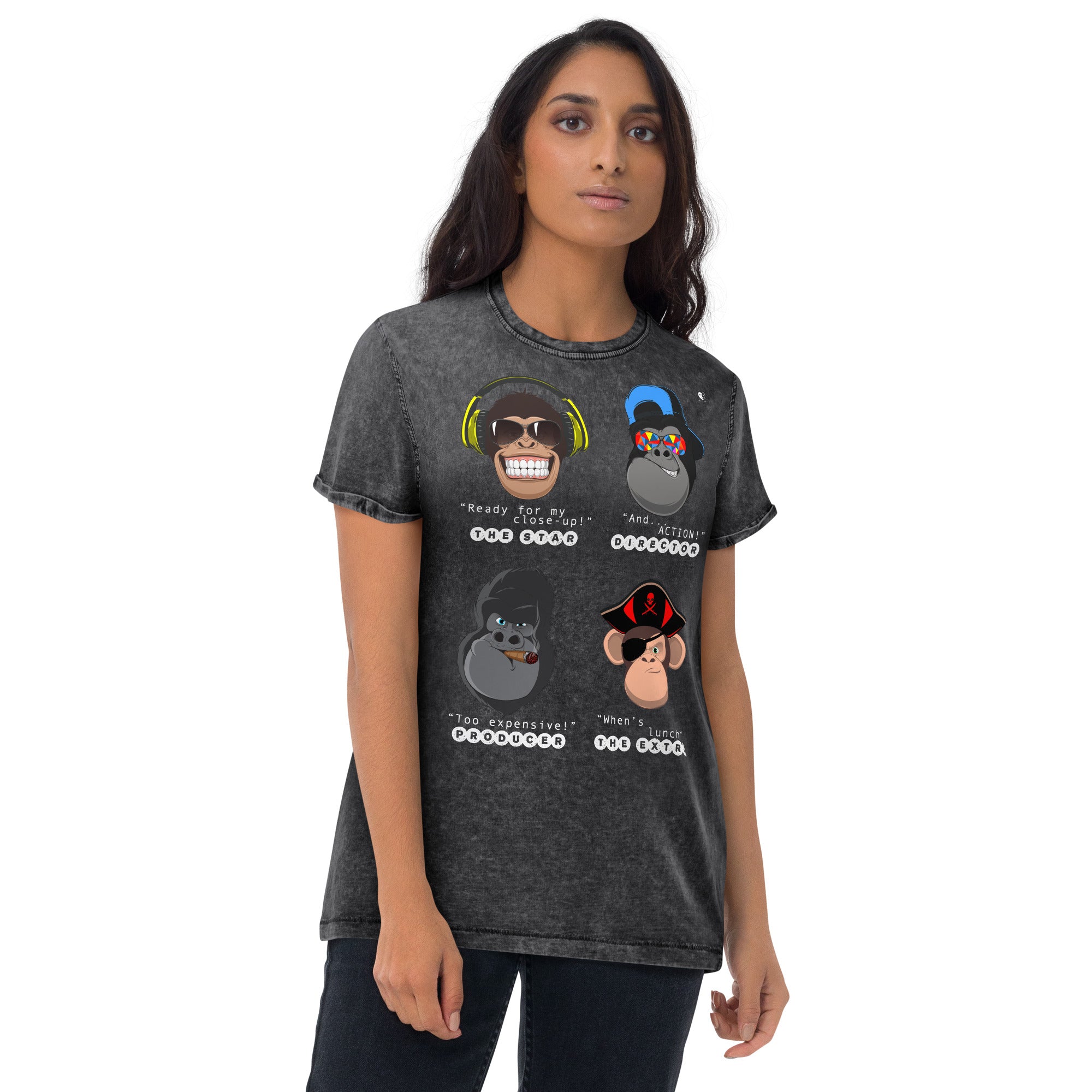 Movie Monkeys - Denim T-Shirt