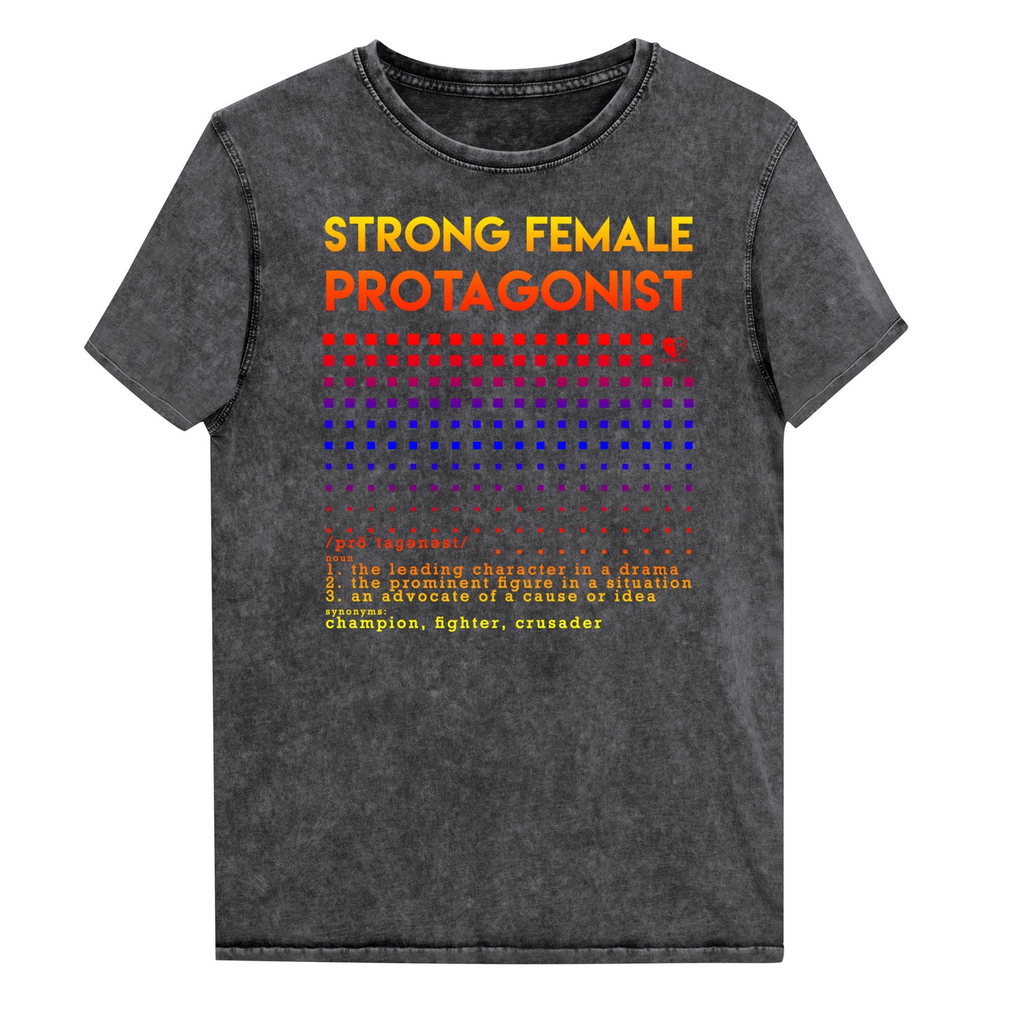 Strong Female Protagonist Sunset - Denim T-Shirt