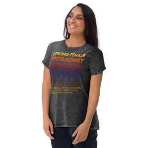 Strong Female Protagonist Sunset - Denim T-Shirt