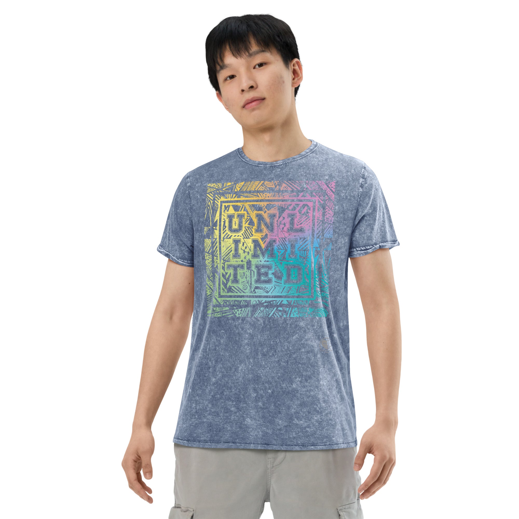 Unlimited -Pastel Denim T-Shirt