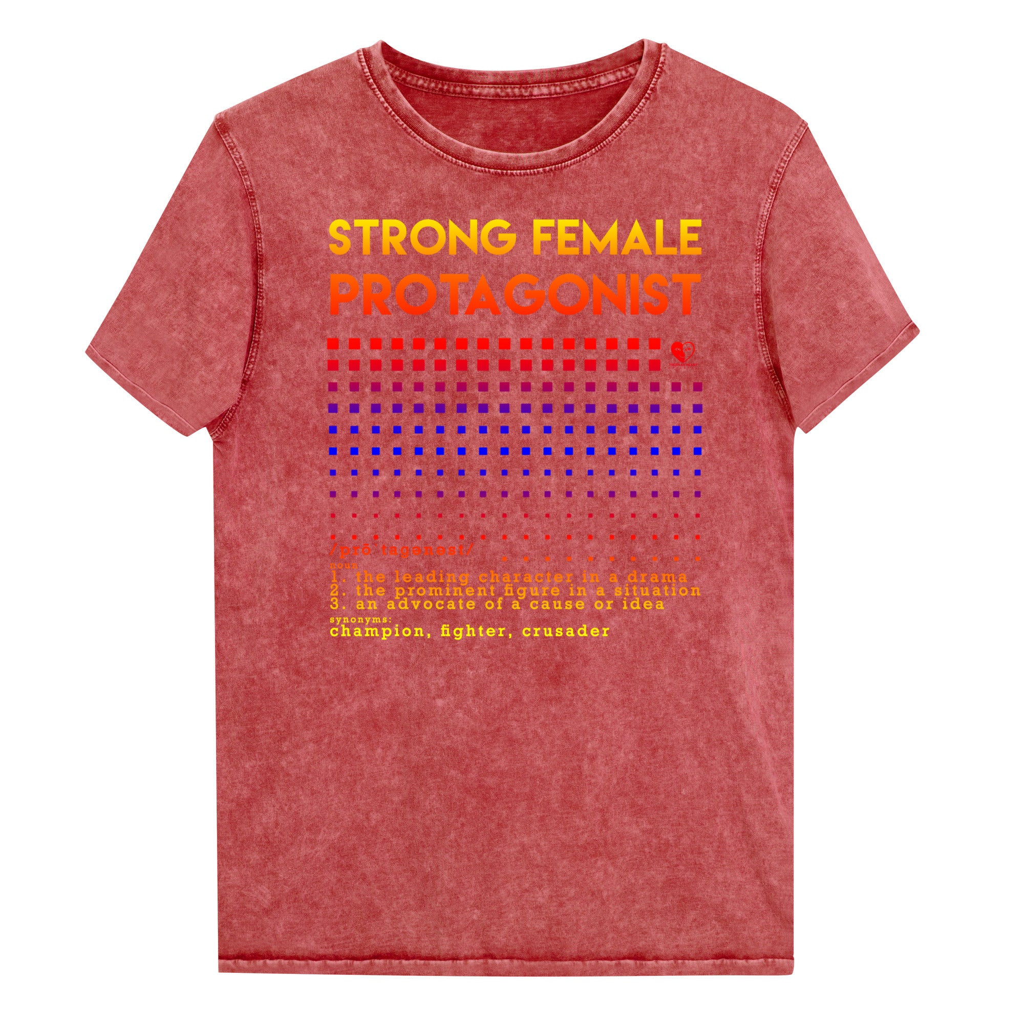 Strong Female Protagonist Sunset - Denim T-Shirt