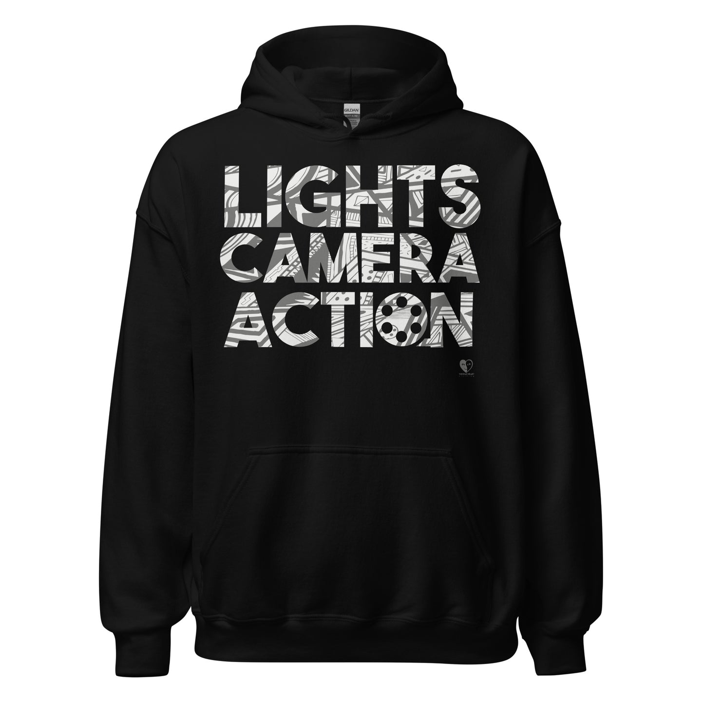 Lights Camera Action - Printed Staple Unisex Hoodie