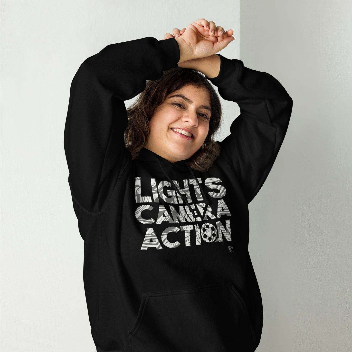 Lights Camera Action - Printed Staple Unisex Hoodie