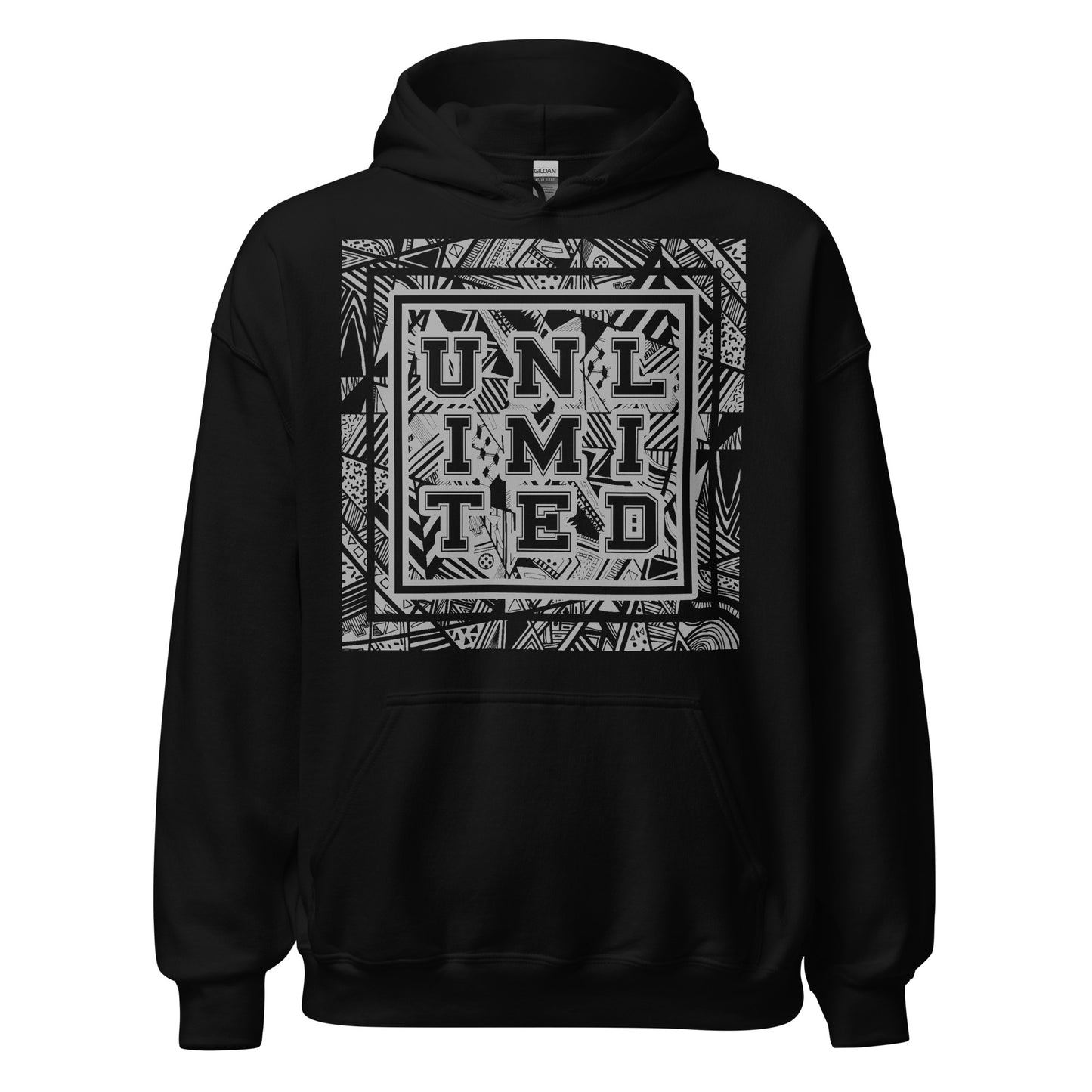 Unlimited - Printed Staple Unisex Hoodie