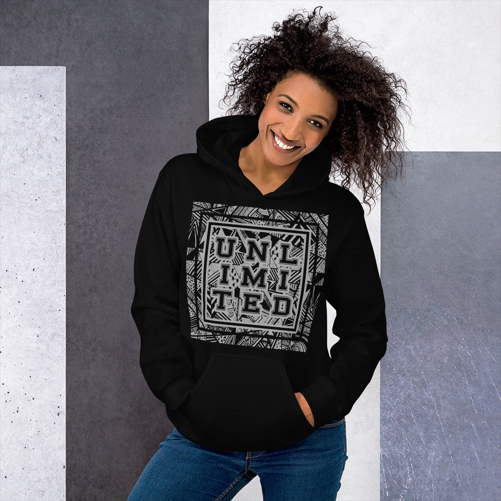 Unlimited - Printed Staple Unisex Hoodie