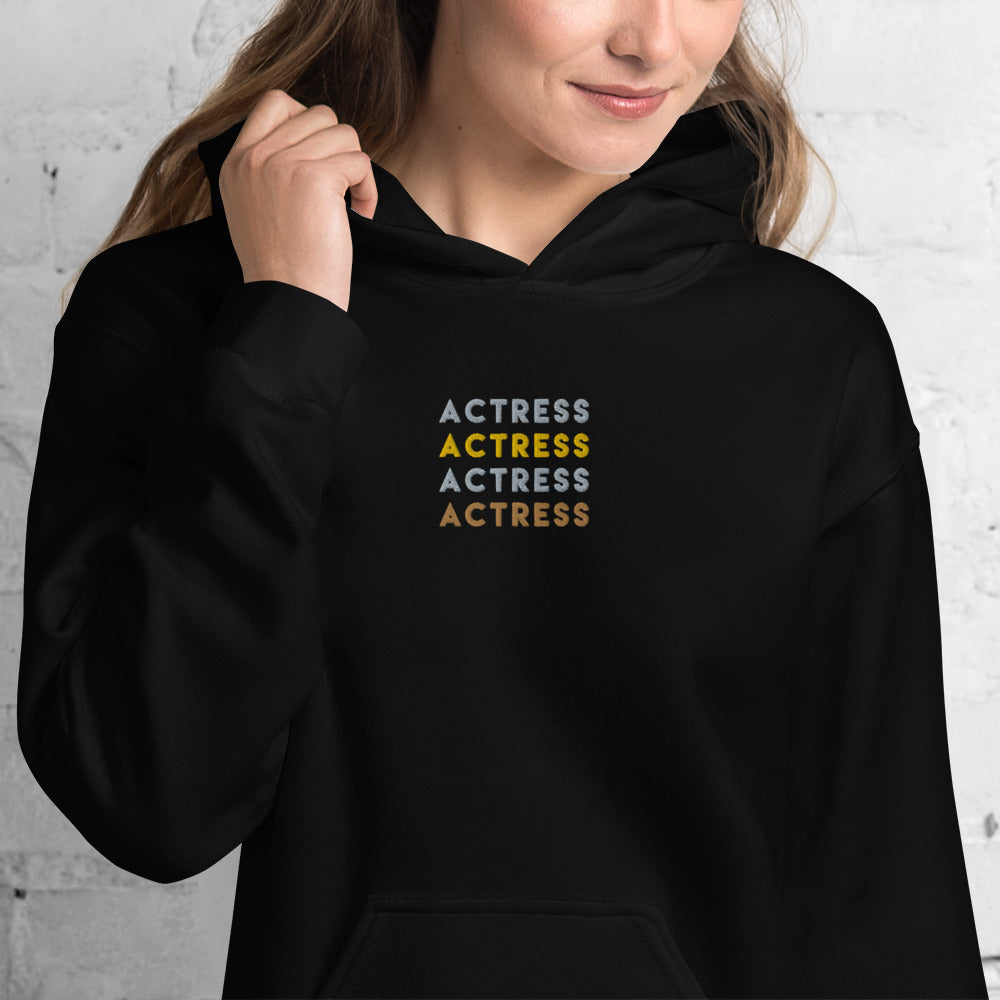 Actress x 4-  Embroidered Staple Unisex Hoodie