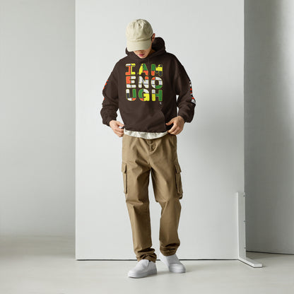 I Am Enough - Printed Sleeves Staple Unisex Hoodie